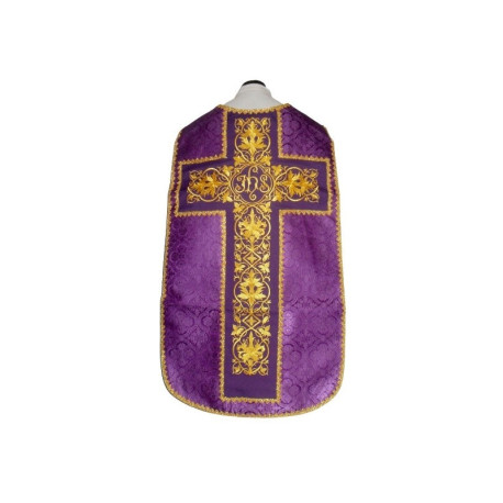 Chasuble romaine violette - IHS (55)