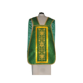Chasuble romaine verte - IHS (56)