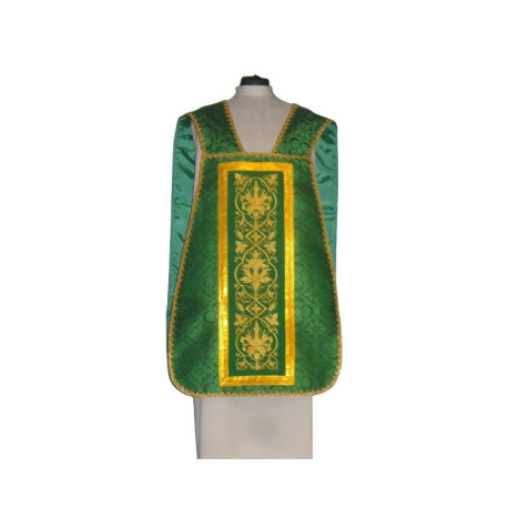 Chasuble romaine verte - IHS (56)