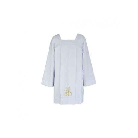 Surplis de prêtre avec pattes IHS en or