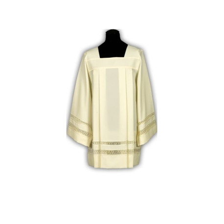 Surplice double insert - écru