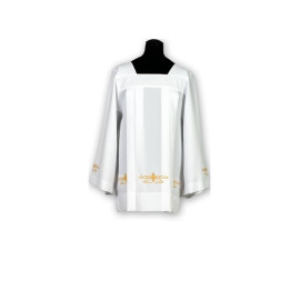 Surplis en georgette brodée