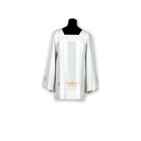 Surplis en georgette brodée
