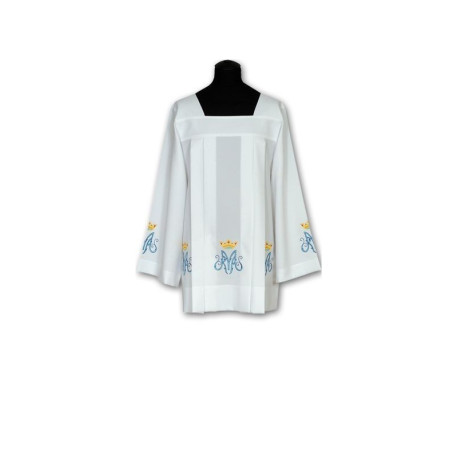 Surplice en georgette brodée (2)