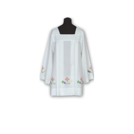 Surplice en georgette brodée (3)