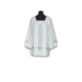 Surplice en georgette brodée (4)