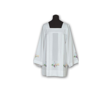 Surplice en georgette brodée (4)
