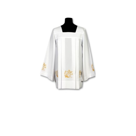 Surplice en georgette brodée (5)