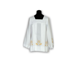 Surplice en georgette brodée (6)