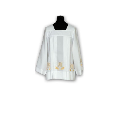 Surplice en georgette brodée (6)