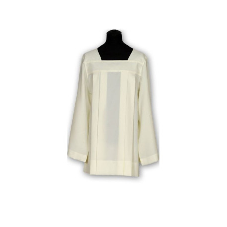 Surplis de prêtre en georgette - écru