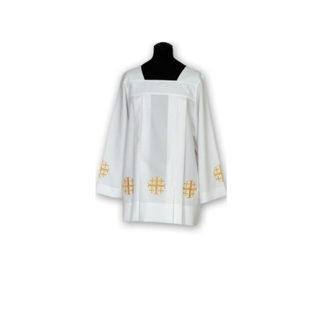 Surplice en georgette brodée (11)