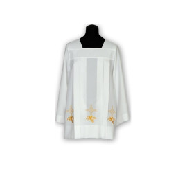 Surplis en georgette brodée (12)