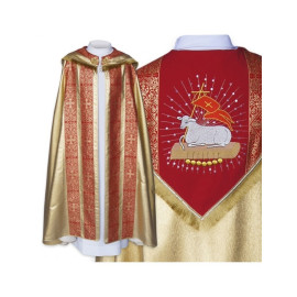 chape liturgique brodée de Pâques (6)