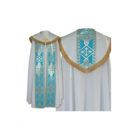 Motif marial - rayures bleues (6)