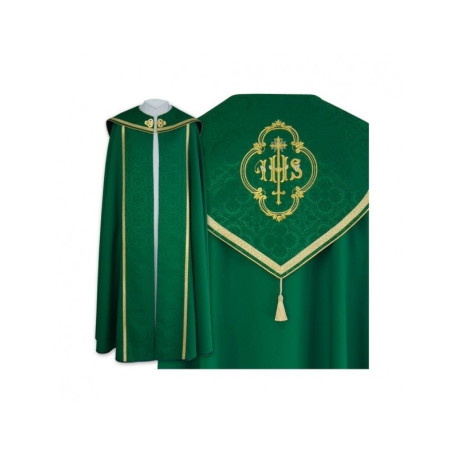 Chape gothique avec motif IHS - tissu coton extensible (22)