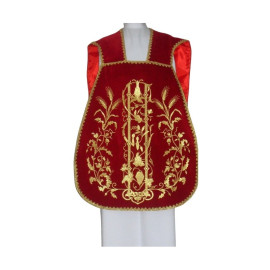 Chasuble romaine en velours - Symbole eucharistique (82)
