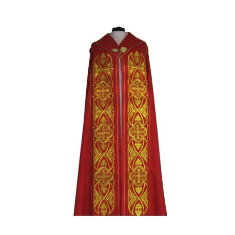 Chape IHS brodée - couleurs liturgiques (50)