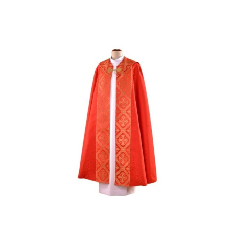 Damas brodé à chape rouge (59)