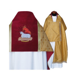 Voile liturgique - motif de Pâques