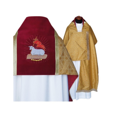 Voile liturgique - motif de Pâques