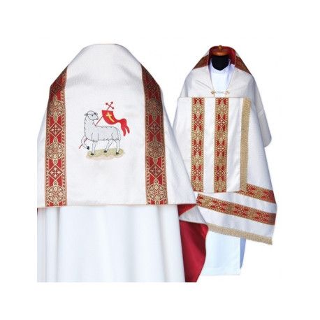 Voile liturgique - motif de Pâques (1)
