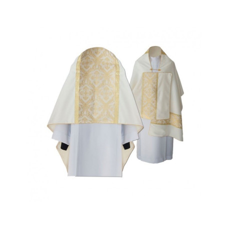 Voile liturgique, fil d'or tissé (14)