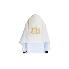 Voile liturgique - motif or IHS (29)