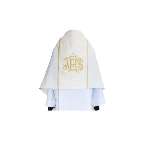 Voile liturgique - motif or IHS (29)