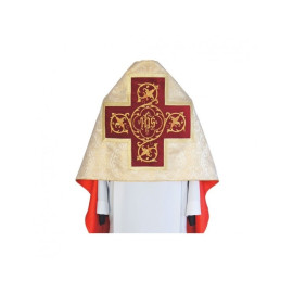 Voile liturgique - motif or IHS (30)