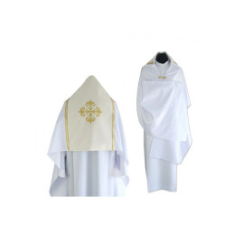 Voile liturgique blanc/écru (43)