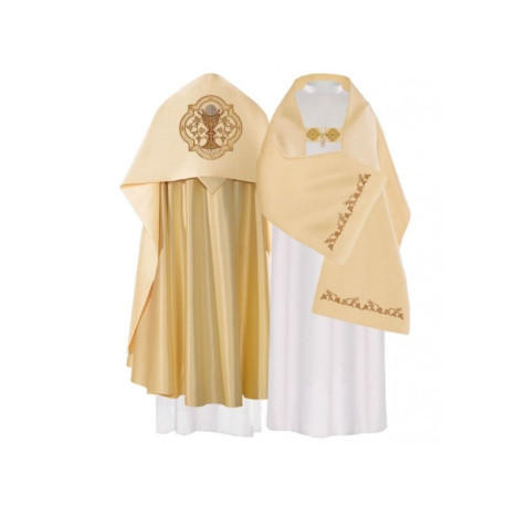 Voile liturgique - calice brodé (20)