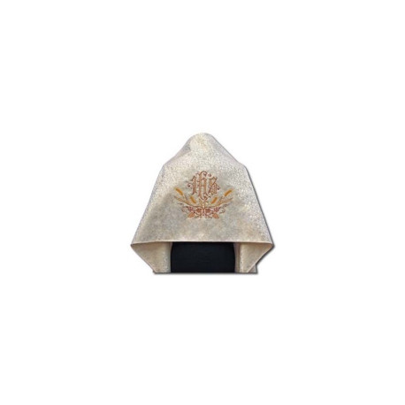 Voile richement brodé IHS