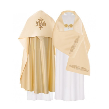 Voile liturgique IHS brodé (23)