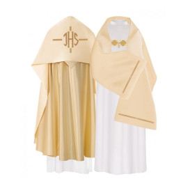 Voile liturgique IHS brodé (24)