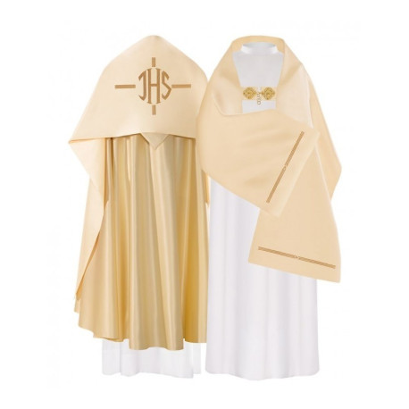 Voile liturgique IHS brodé (24)