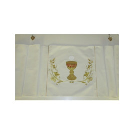 Voile d'épaule calice brodé - belle broderie