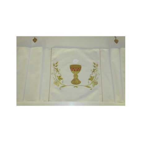 Voile d'épaule calice brodé - belle broderie