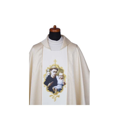 Chasuble à l'effigie de saint Antoine