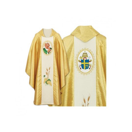 Chasuble à l'effigie de Jean-Paul II