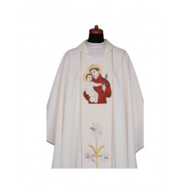 Chasuble brodée - Saint Antoine de Padoue