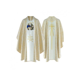 Chasuble brodée - Noël