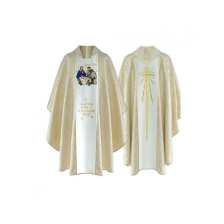 Chasuble brodée - Noël