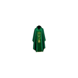 Chasuble richement brodée de damas (98A)
