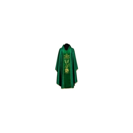 Chasuble richement brodée de damas (98A)