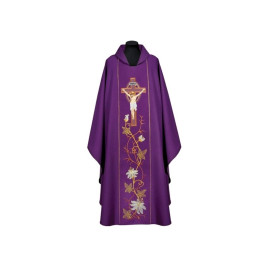 Chasuble richement brodée (001A)
