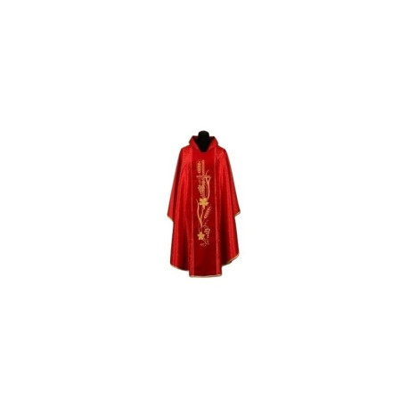 Chasuble de damas, ceinture de velours (08A)