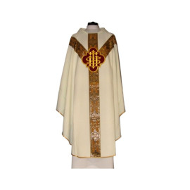 Chasuble semi-gothique avec médaillon (07)
