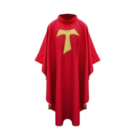 Chasuble franciscaine avec croix TAU