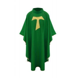 Chasuble franciscaine avec croix TAU